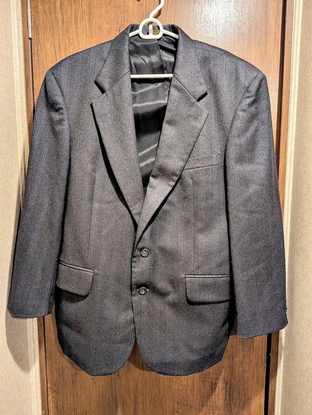 Oscar de la Renta Vintage Men's Wool 2-Piece Suit Gray Size 42S